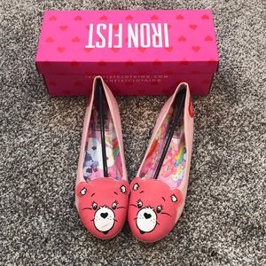 New in box Iron Fist Care Bear Flats 🐻💕